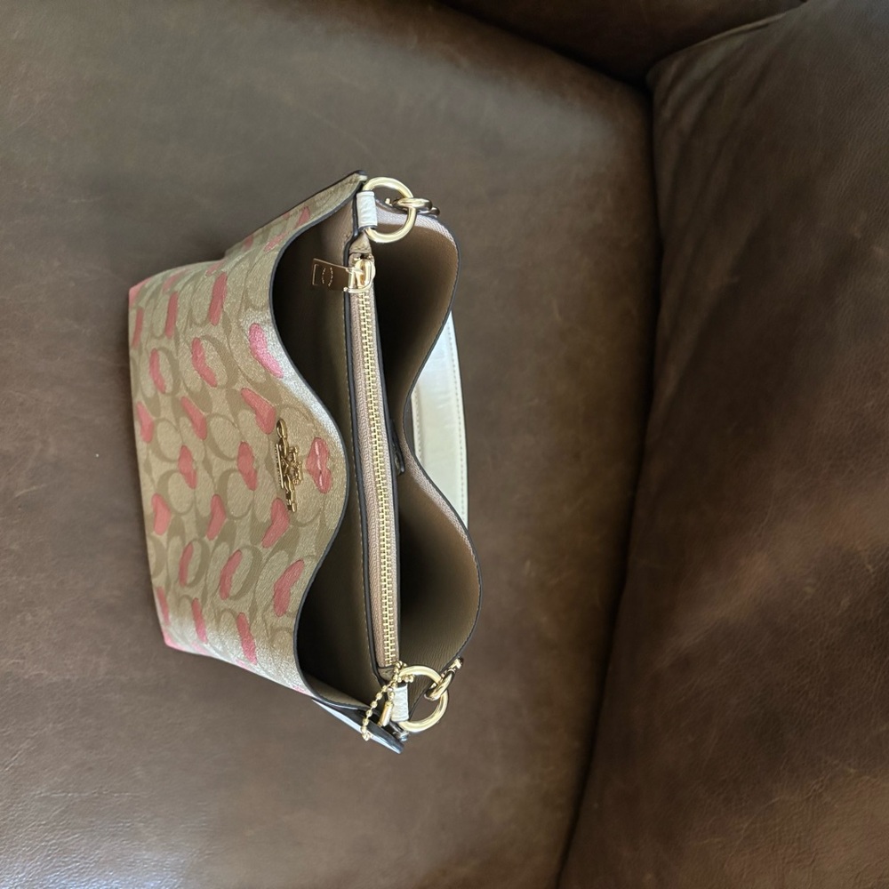 Coach Limited Edition Mollie Bucket 22 Bag Valentines 2024 Collection Pink Heart - Picture 14 of 16